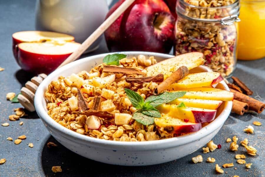 high-fiber breakfast food