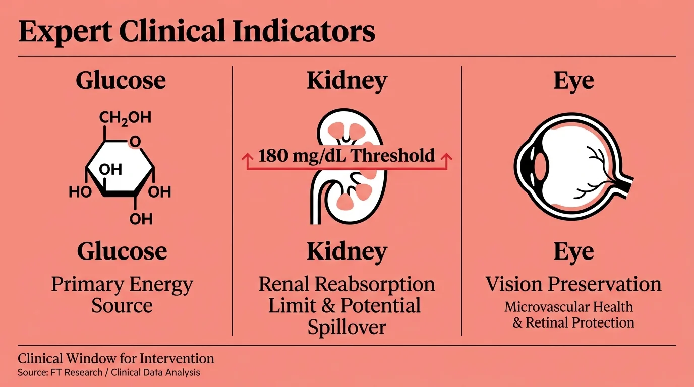 A professional data visualization showing clinical thresholds and key energy sources as defined by experts.