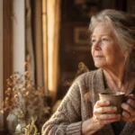 A reflective portrait of an older woman looking out a sunlit window, representing the personal journey of brain health.